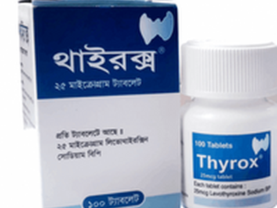 Thyrox 25 25mcg Tablet