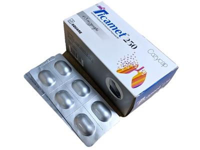 Ticamet 50 mcg+250 mcg Inhalation Capsule