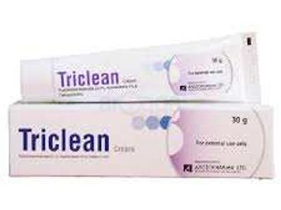 Triclean 0.01%+4%+0.05% Cream