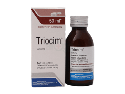 Triocim 100 mg/5 ml Powder for Suspension