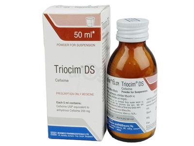 Triocim DS 200 mg/5 ml Powder for Suspension