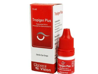 Tropigen Plus 0.8%+5% Ophthalmic Solution