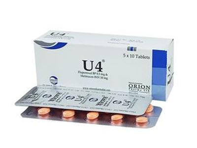 U 4 500 mcg + 10 mg Tablet