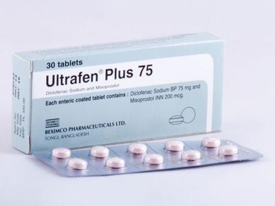 Ultrafen Plus 75 mg+200 mcg Tablet