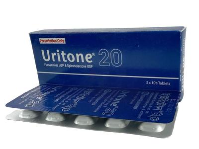 Uritone-20 20 mg + 50 mg Tablet