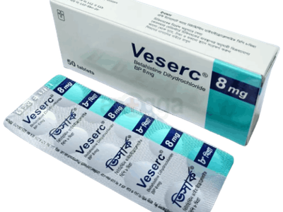 Veserc 8 8 mg Tablet