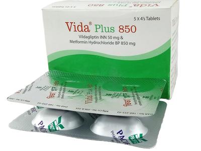 Vida Plus 850 850 mg + 50 mg Tablet