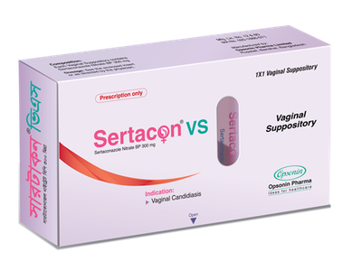 Sertacon VS 300 mg Vaginal Suppository
