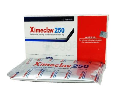Ximeclav 250 250 mg + 62.5 mg Tablet