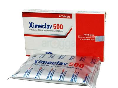 Ximeclav 500 500 mg + 125 mg Tablet