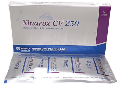 Xinarox CV 250 250 mg + 62.5 mg Tablet