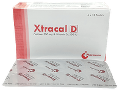 Xtracal-D 500mg+200IU Tablet