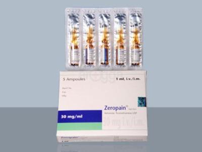 Zeropain 30 mg/ml Injection