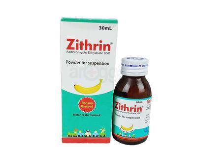 Zithrin 200 mg/5 ml Powder for Suspension