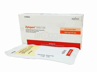 Zylopen 625 500mg+125mg Tablet